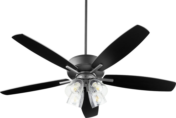 Quorum Breeze 52" Indoor 4 Light 28W Non Dimming LED Pull Chain Ceiling Fan