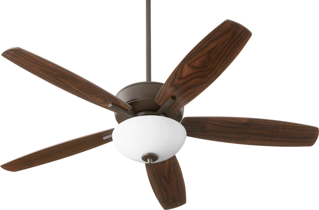 Quorum Breeze 52" Indoor 2 Light 14W Non Dimming LED Pull Chain Ceiling Fan