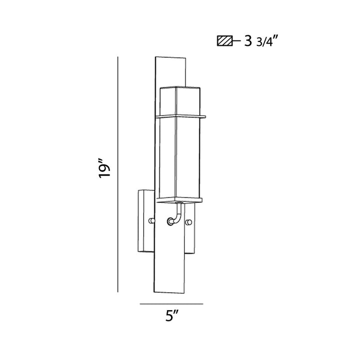 Eurofase One Light Outdoor Wall Sconce