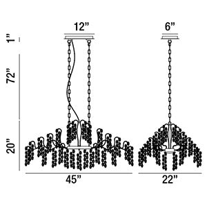 Eurofase Ten Light Chandelier