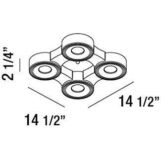 Eurofase LED Flush Mount