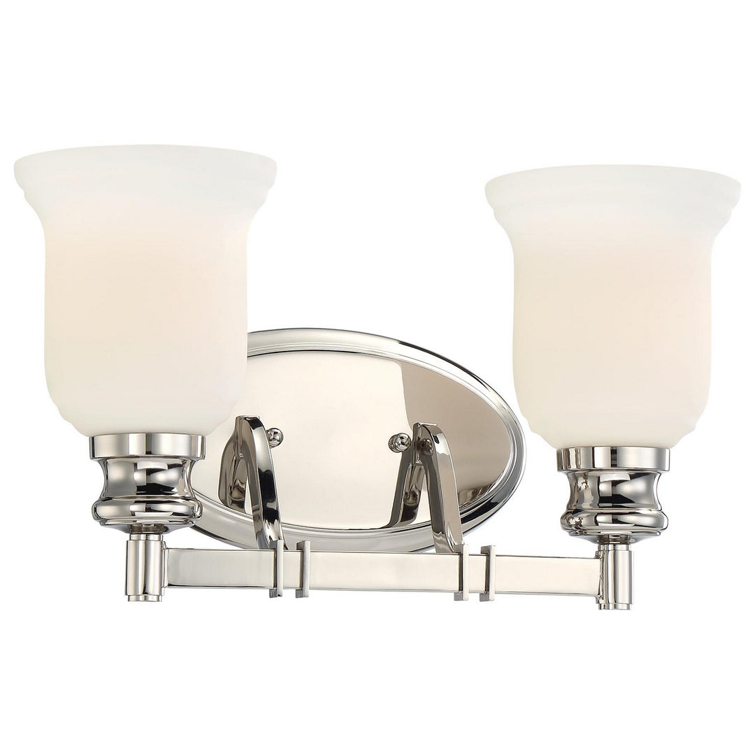 Minka Lavery Audreys Point Two Light Bath in Polished Nickel