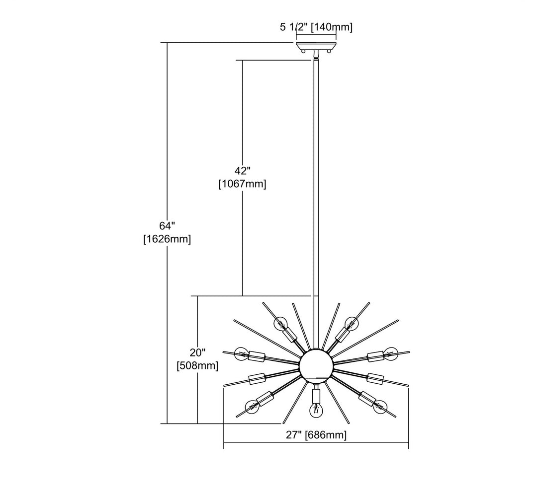 ELK Home 12 Light Chandelier