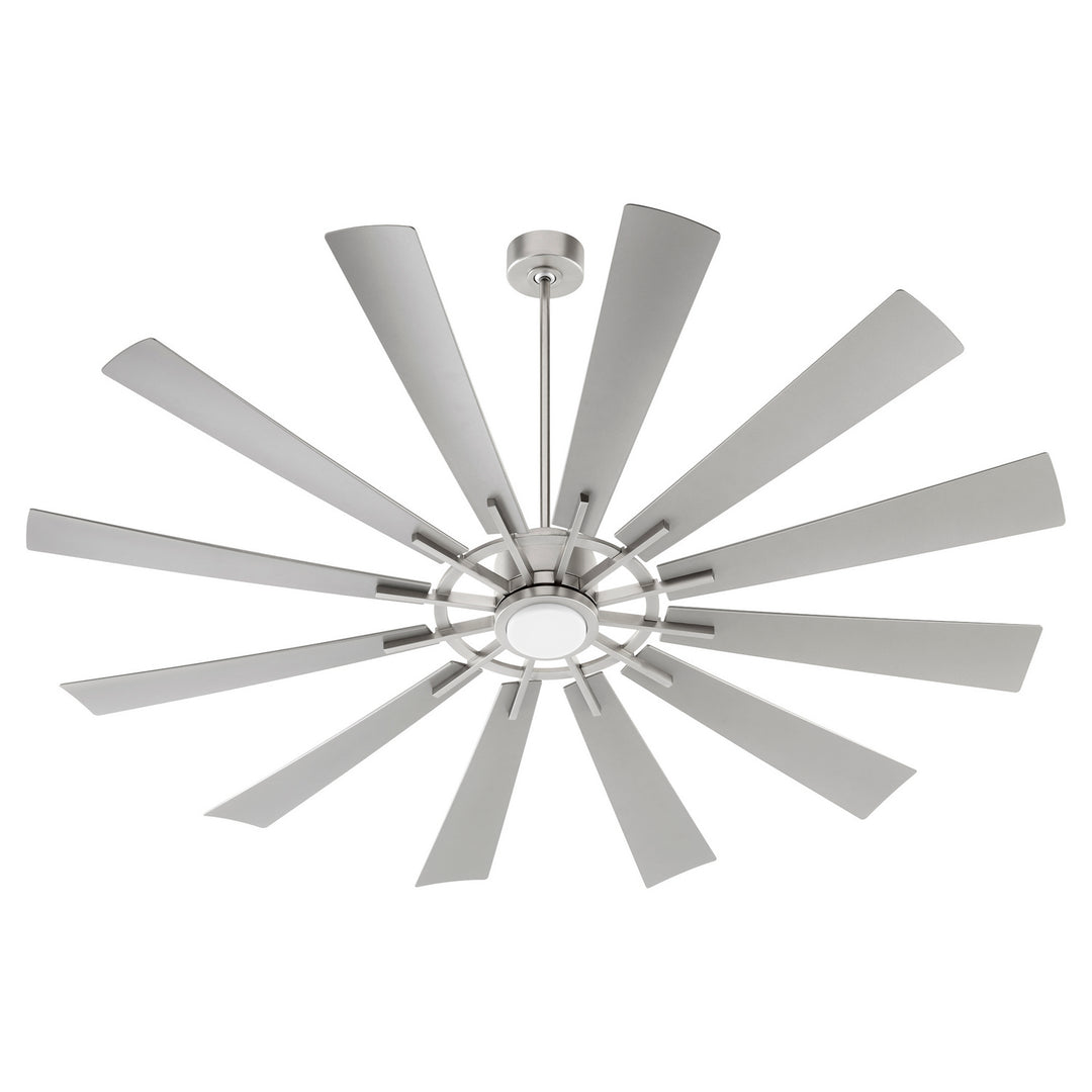 Quorum Cirque Indoor/Outdoor DC 18W LED Patio Fan with Wall Control