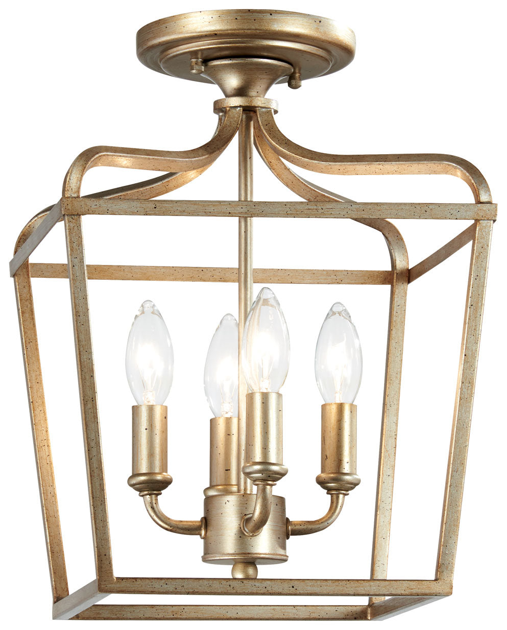 Minka Lavery Laurel Estate Four Light Pendant in Brio Gold