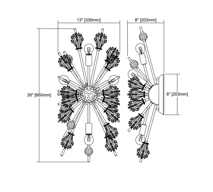 ELK Home Four Light Wall Sconce