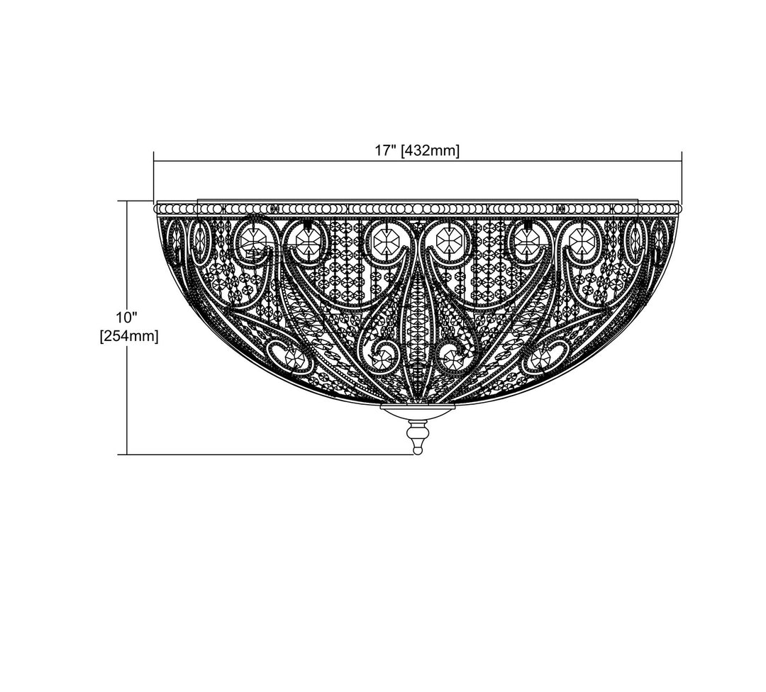 ELK Home Six Light Flush Mount