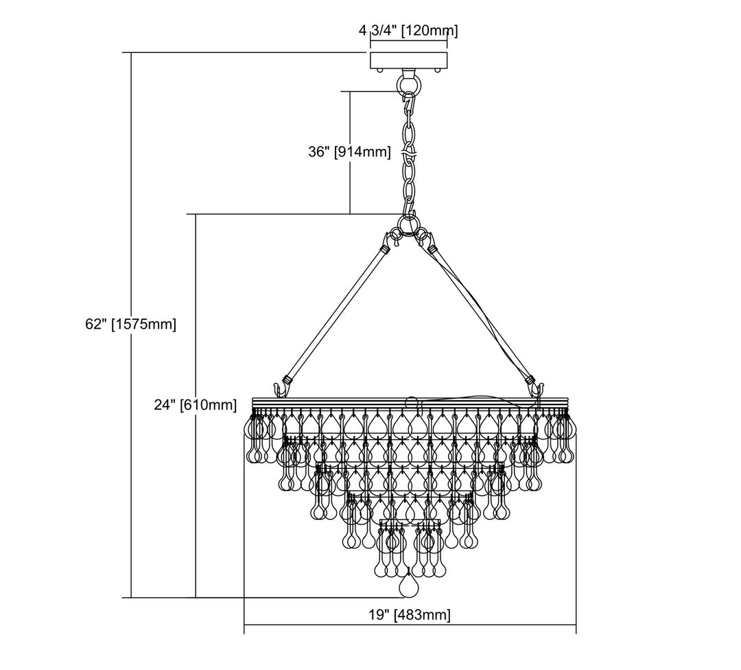 ELK Home Six Light Chandelier