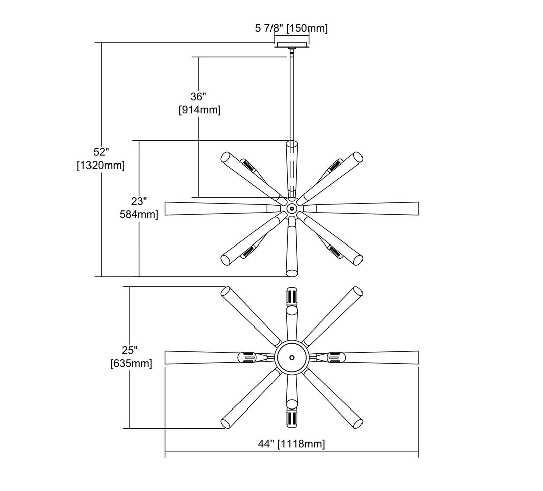 ELK Home Six Light Chandelier