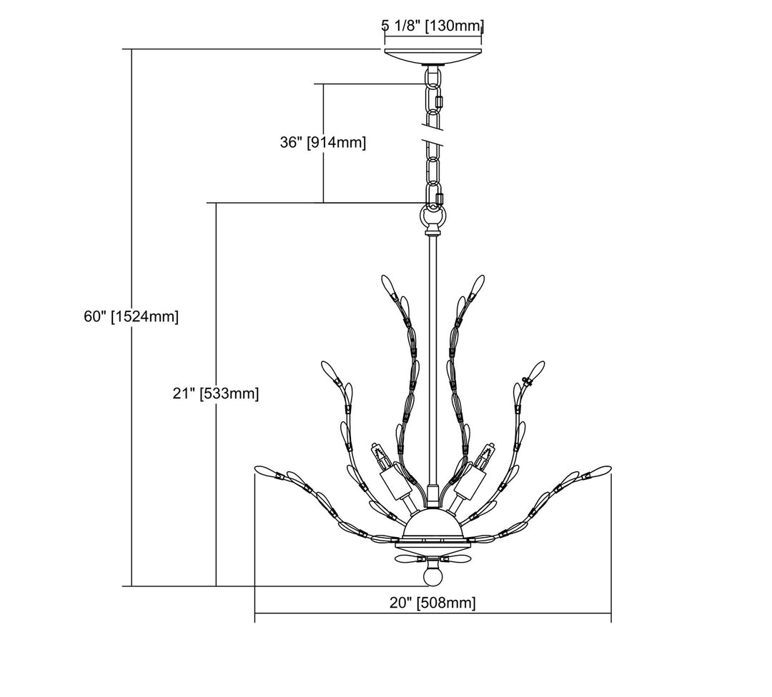 ELK Home Six Light Chandelier