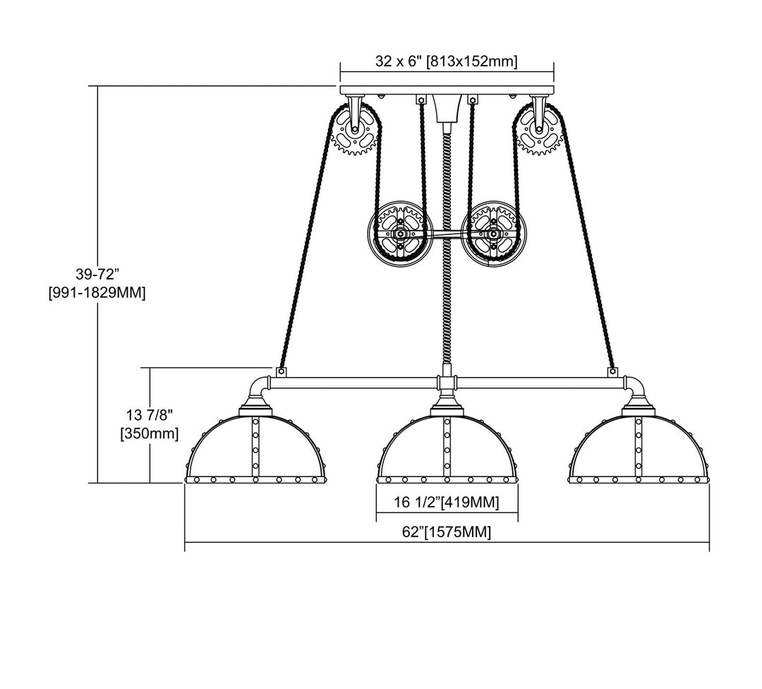 ELK Home LED Linear Chandelier