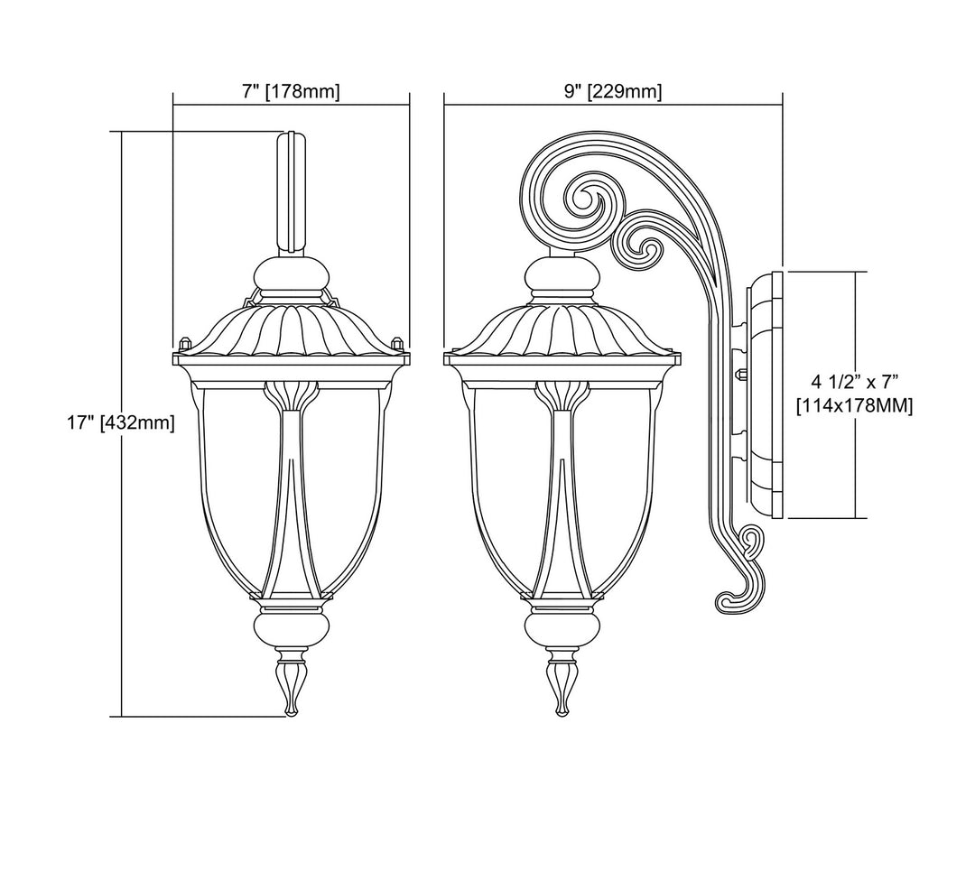 ELK Home One Light Outdoor Wall Sconce