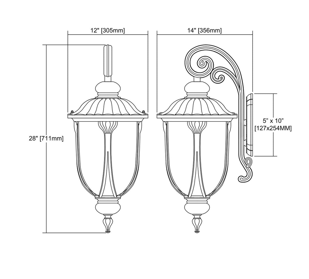 ELK Home One Light Outdoor Wall Sconce