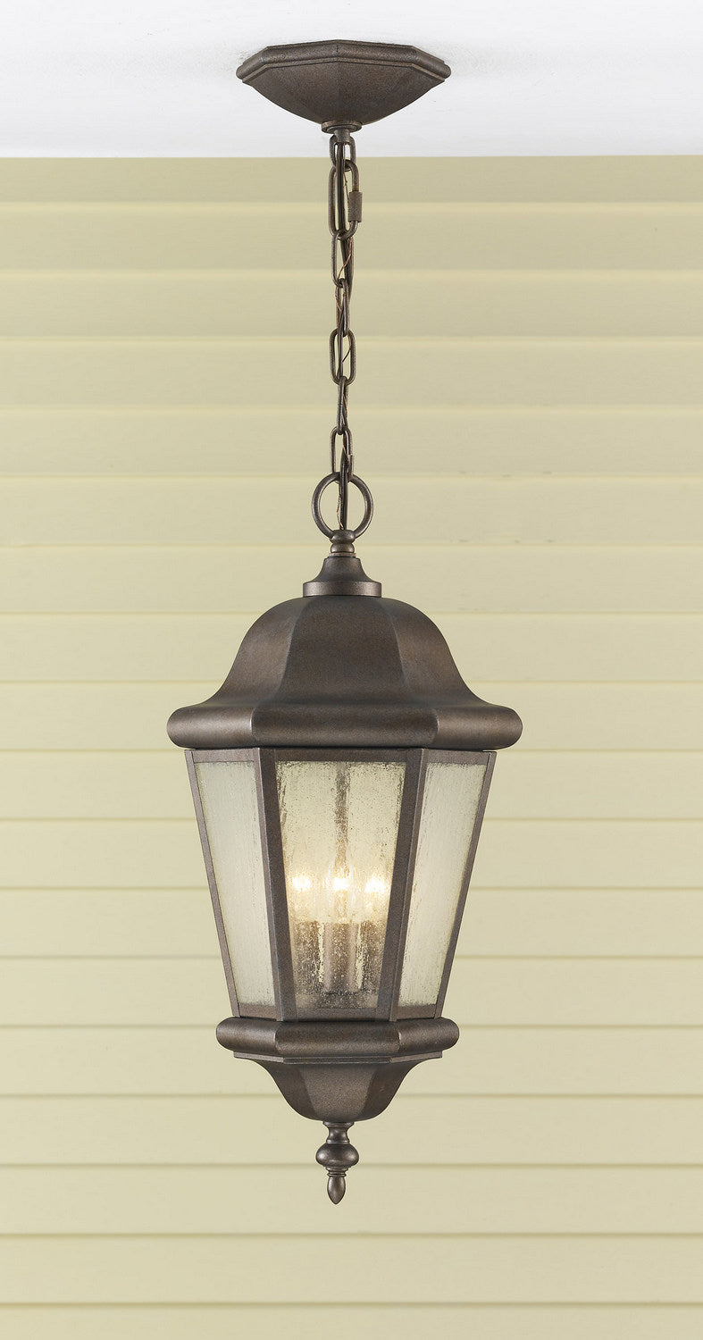 Generation Lighting. Three Light Outdoor Pendant