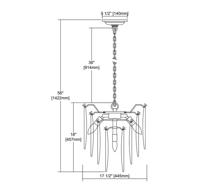 ELK Home Four Light Pendant