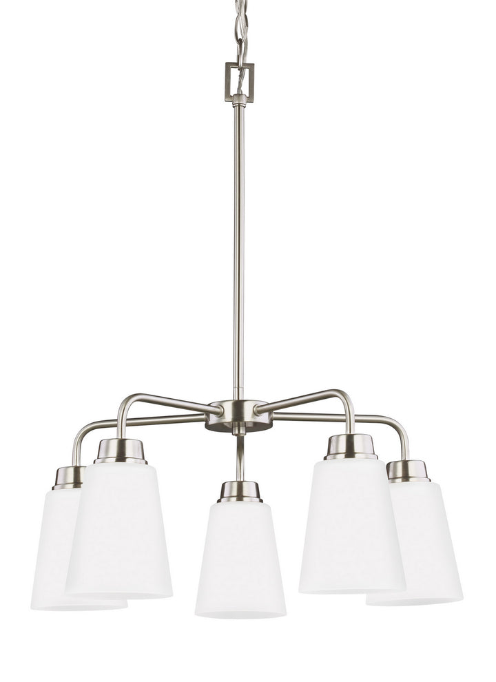 Generation Lighting. Five Light Chandelier