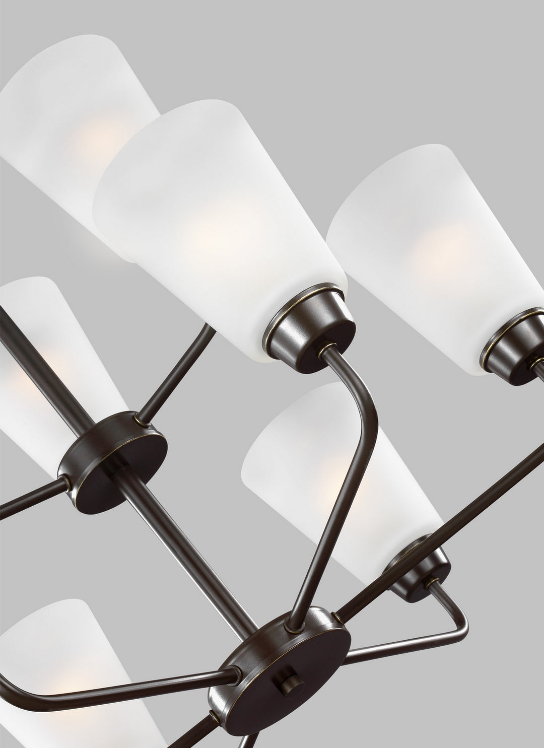 Generation Lighting. Nine Light Chandelier