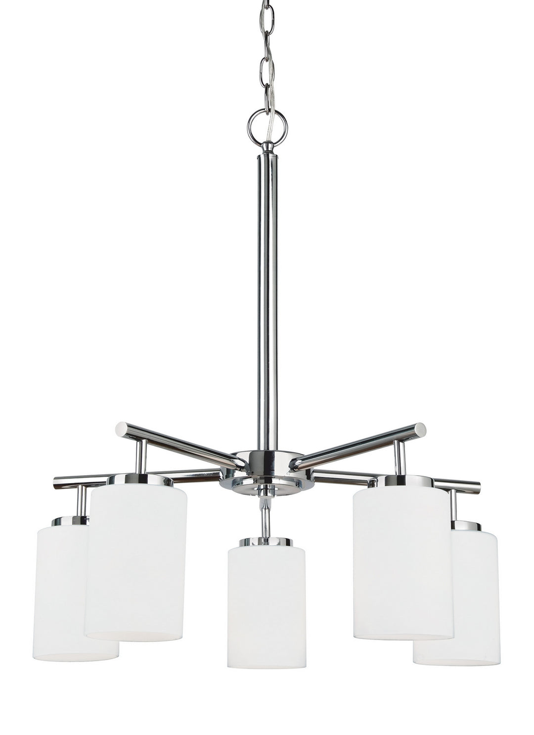 Generation Lighting. Five Light Chandelier