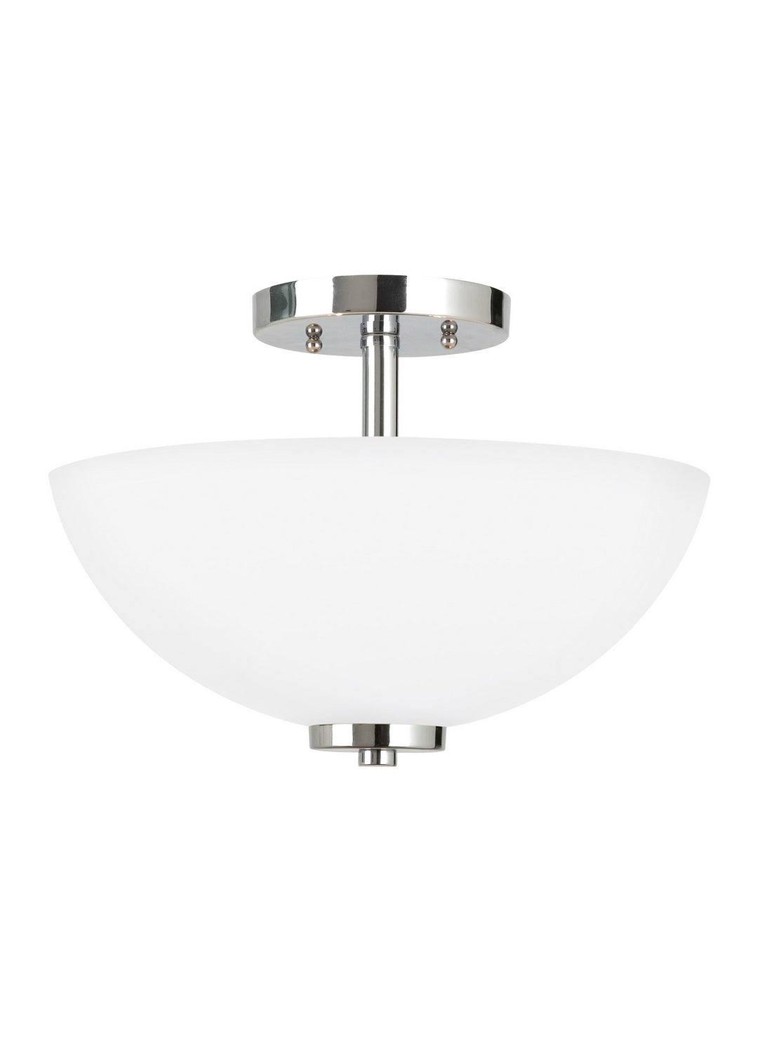 Generation Lighting. Two Light Semi-Flush Convertible Pendant