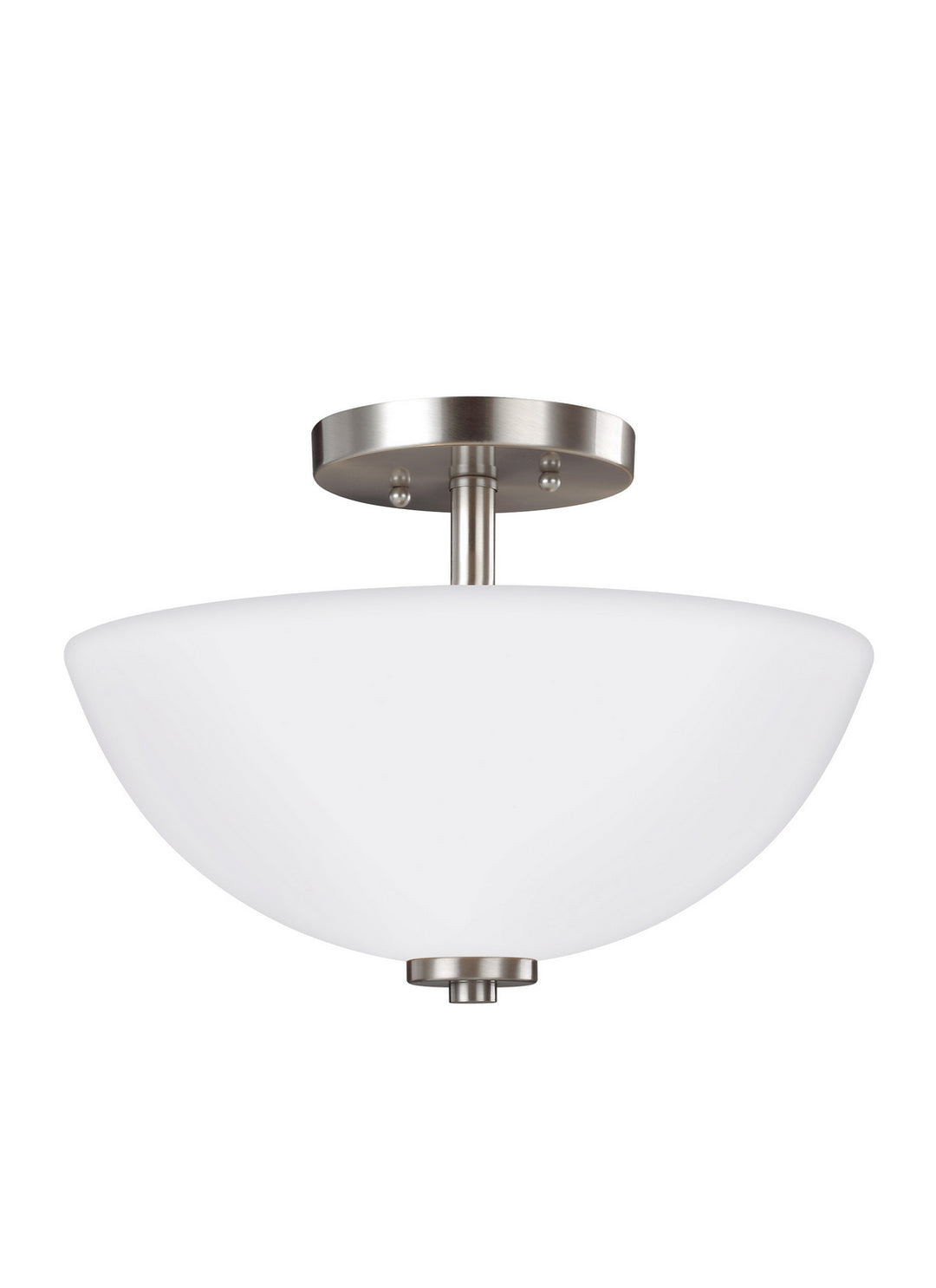 Generation Lighting. Two Light Semi-Flush Convertible Pendant