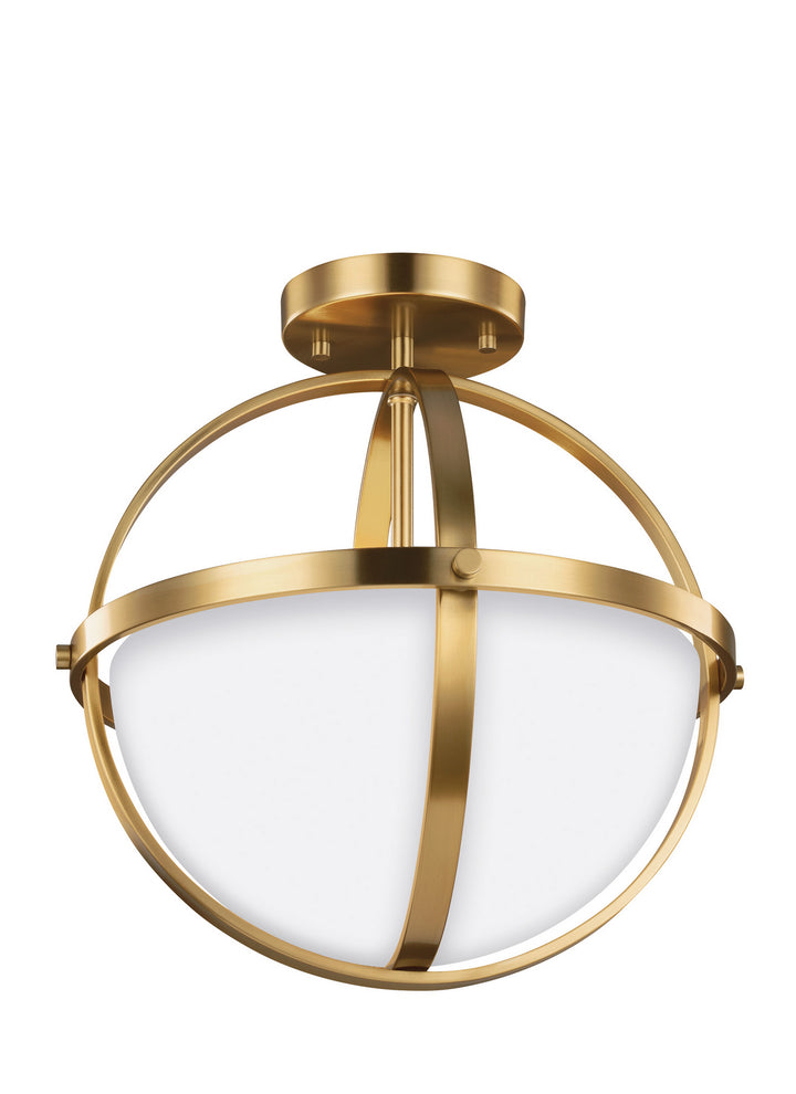 Generation Lighting. Two Light Semi-Flush Convertible Pendant