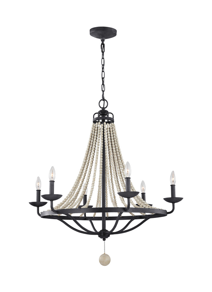 Visual Comfort Studio Six Light Chandelier