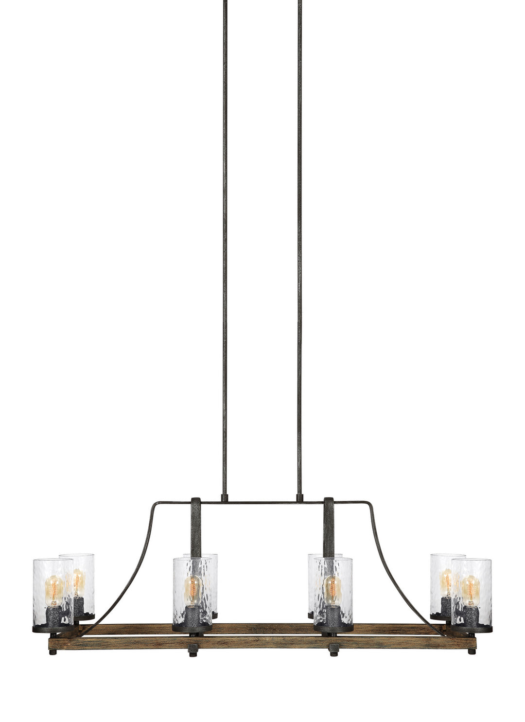 Visual Comfort Studio Eight Light Island Chandelier