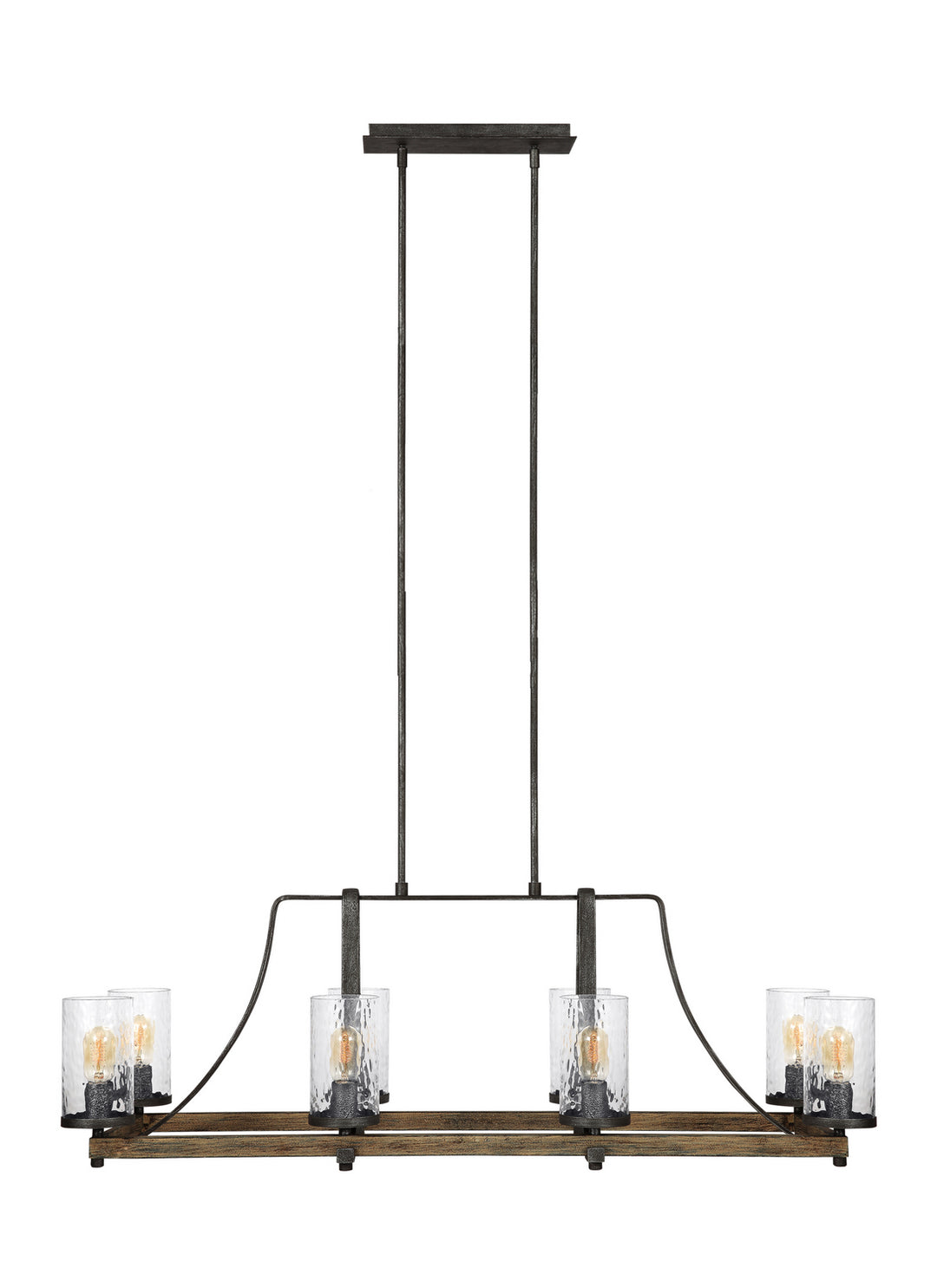 Visual Comfort Studio Eight Light Island Chandelier