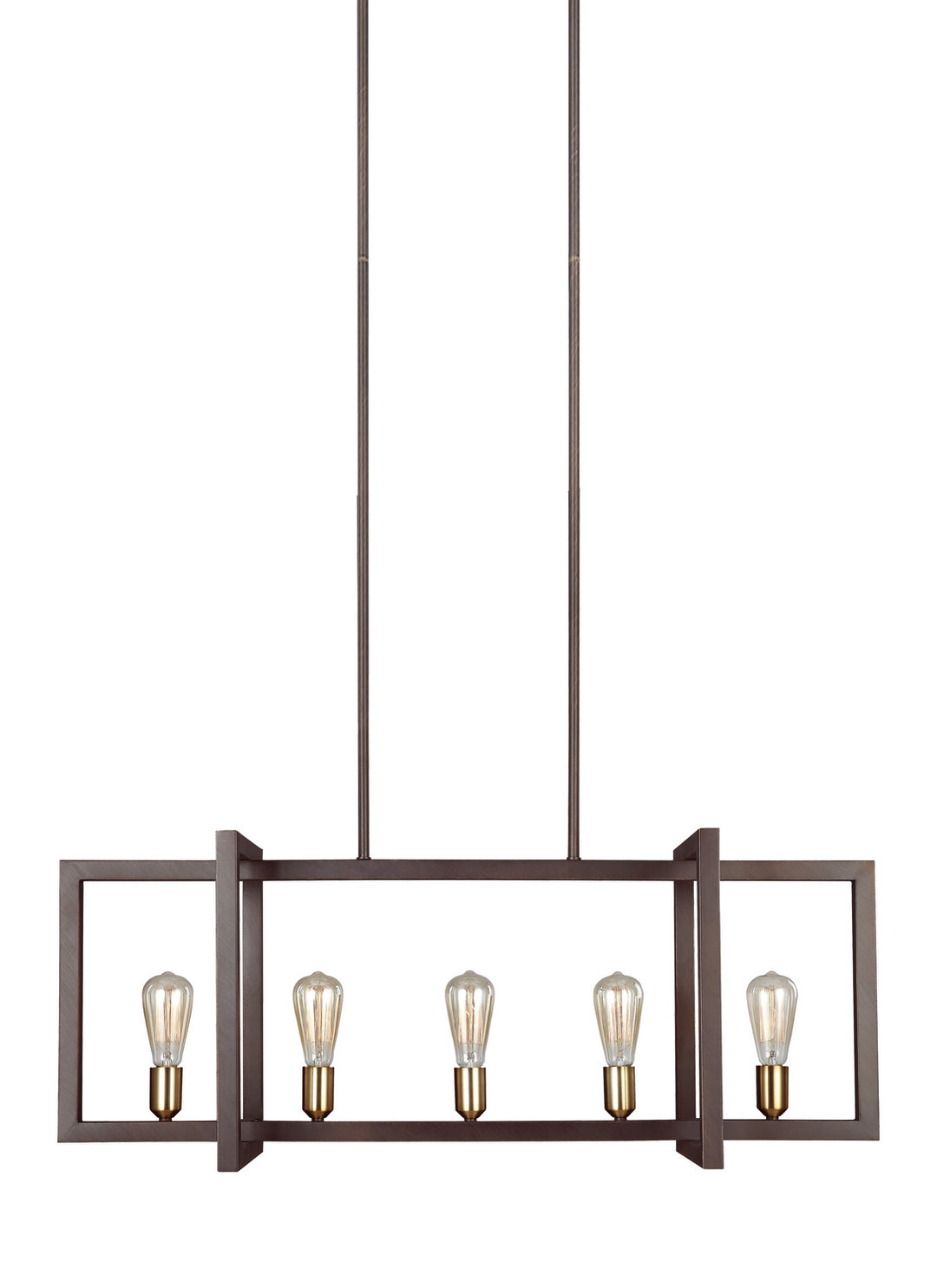 Visual Comfort Studio Five Light Island Chandelier