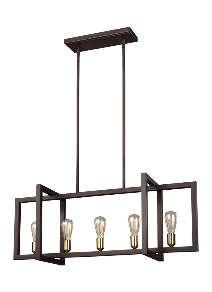 Visual Comfort Studio Five Light Island Chandelier