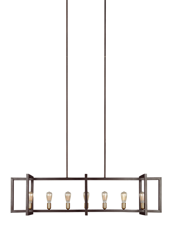 Visual Comfort Studio Seven Light Island Chandelier