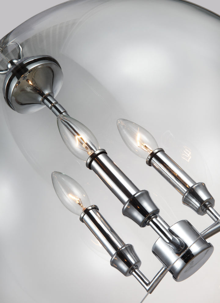 Visual Comfort Studio Three Light Pendant