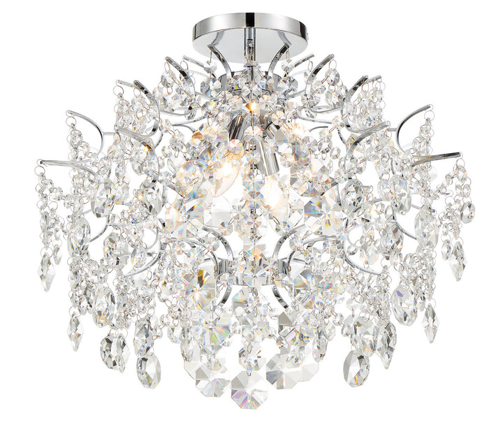 Minka Lavery Isabellas Crown Four Light Chandelier in Chrome