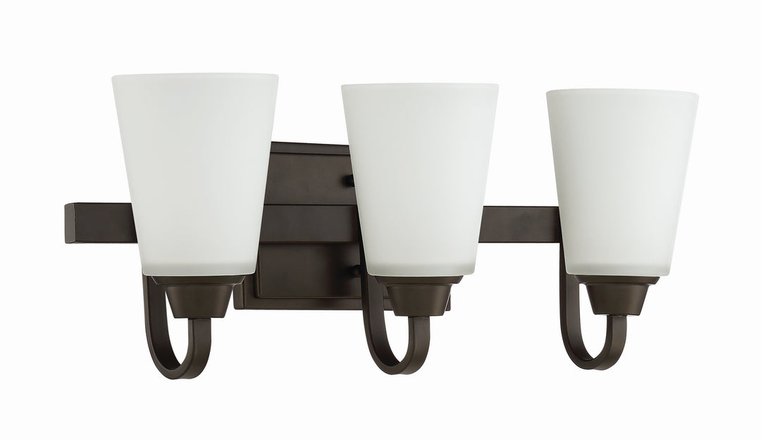 Grace Three Light Vanity in Espresso