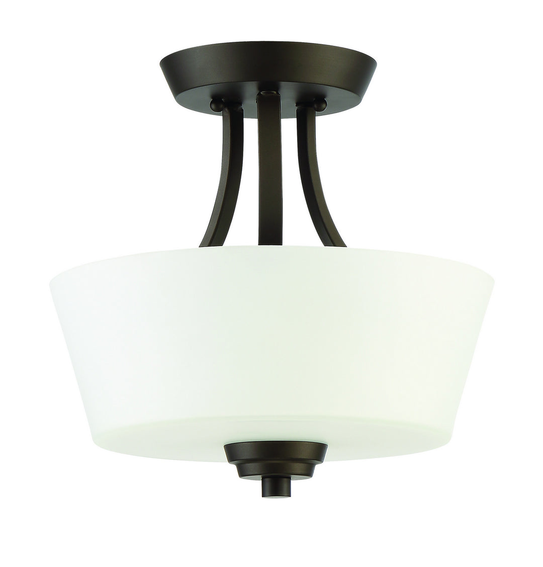 Grace Two Light Convertible Semi Flush in Espresso