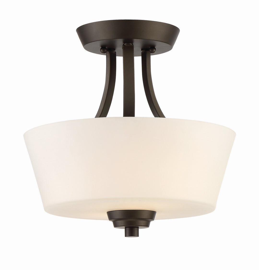 Grace Two Light Convertible Semi Flush in Espresso