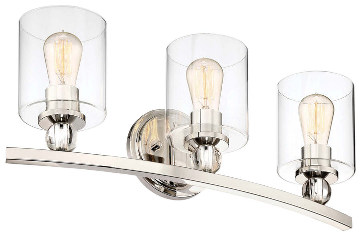 Minka Lavery Studio 5 Three Light Bath in Polished Nickel