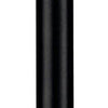 7Ft Post Post in Textured Black