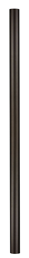 7Ft Post With Photocell Post in Textured Black