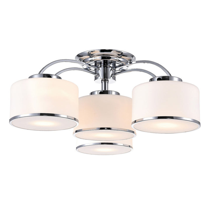 CWI LightingFrostedFour Light Flush Mount