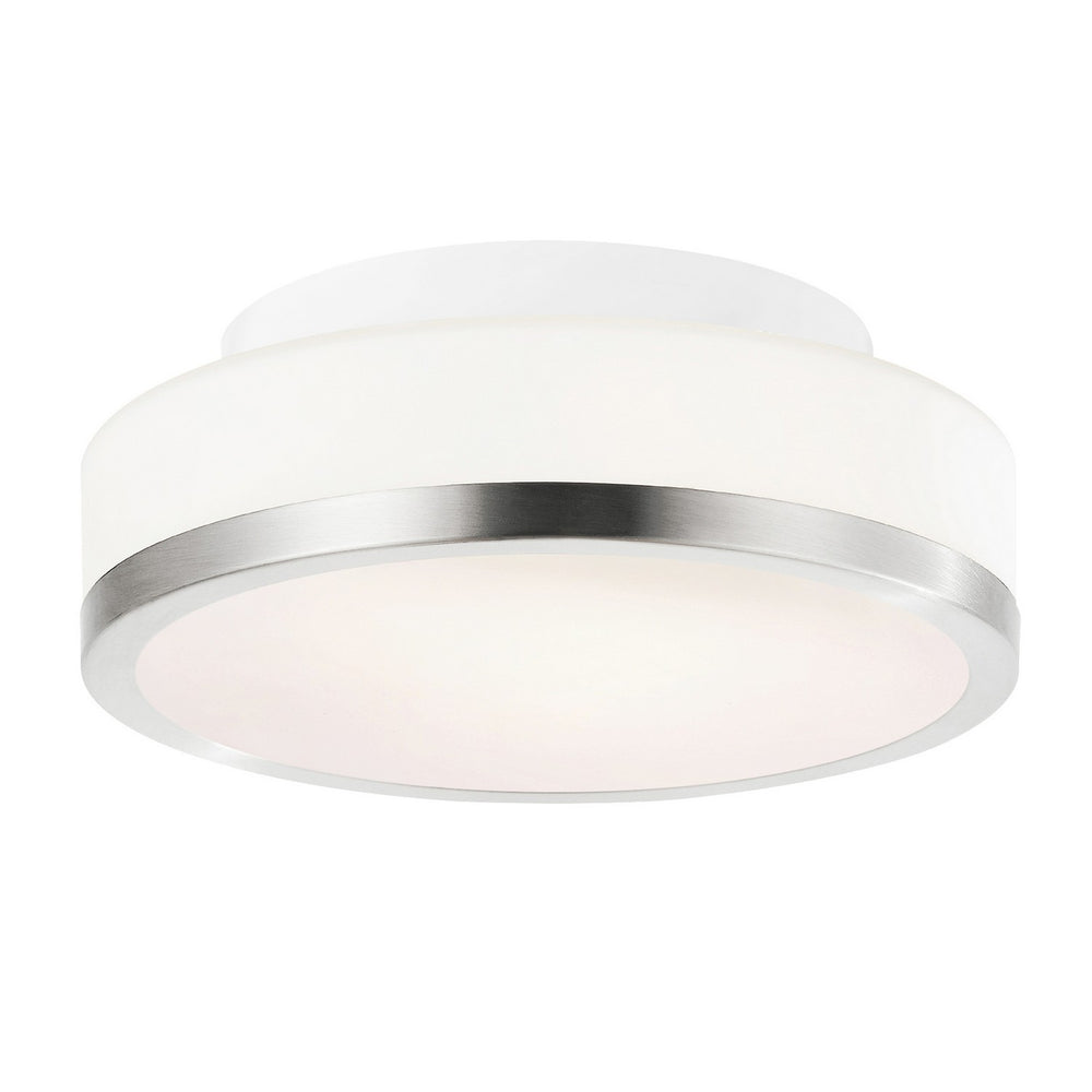 CWI LightingFrostedOne Light Flush Mount