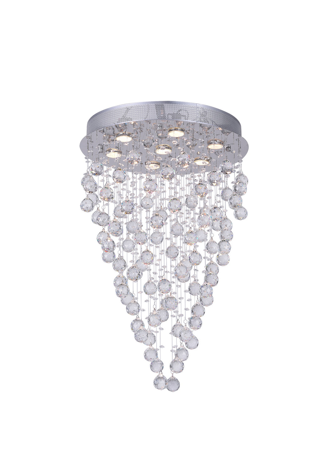 CWI LightingRain DropSeven Light Flush Mount