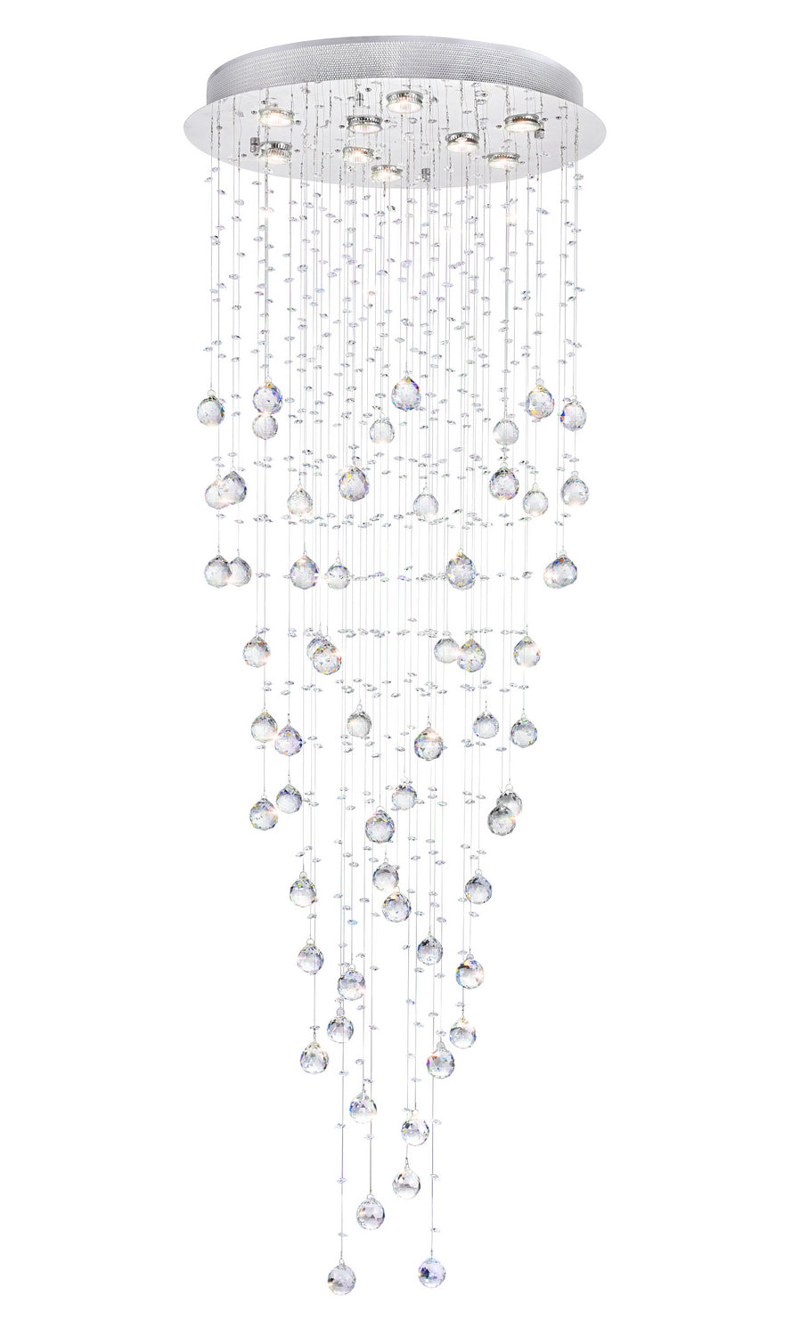 CWI LightingRain DropNine Light Flush Mount