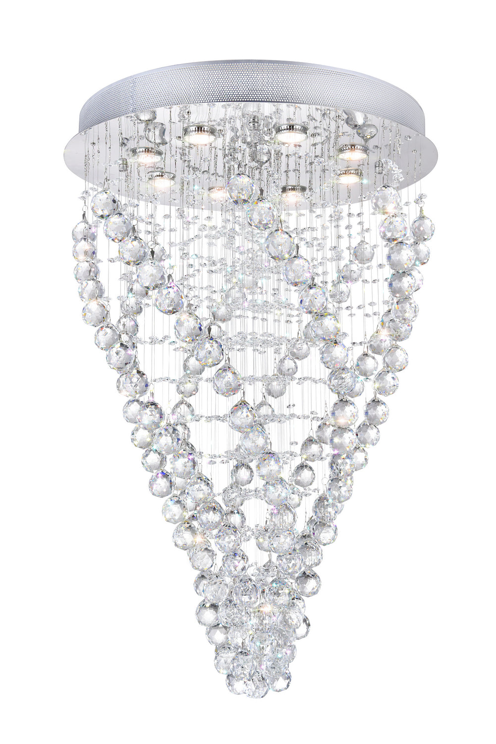 CWI LightingTwisterEight Light Flush Mount