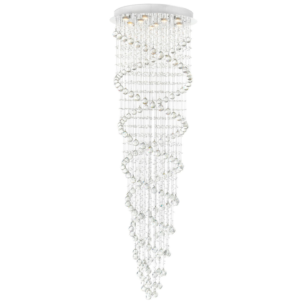 CWI LightingDouble SpiralNine Light Flush Mount