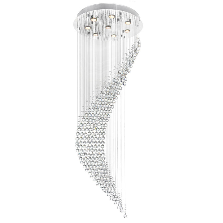 CWI LightingRibbonEight Light Flush Mount