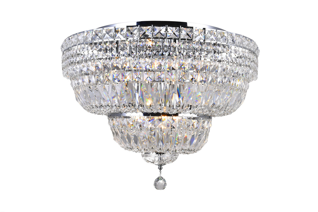 CWI LightingStefaniaNine Light Flush Mount