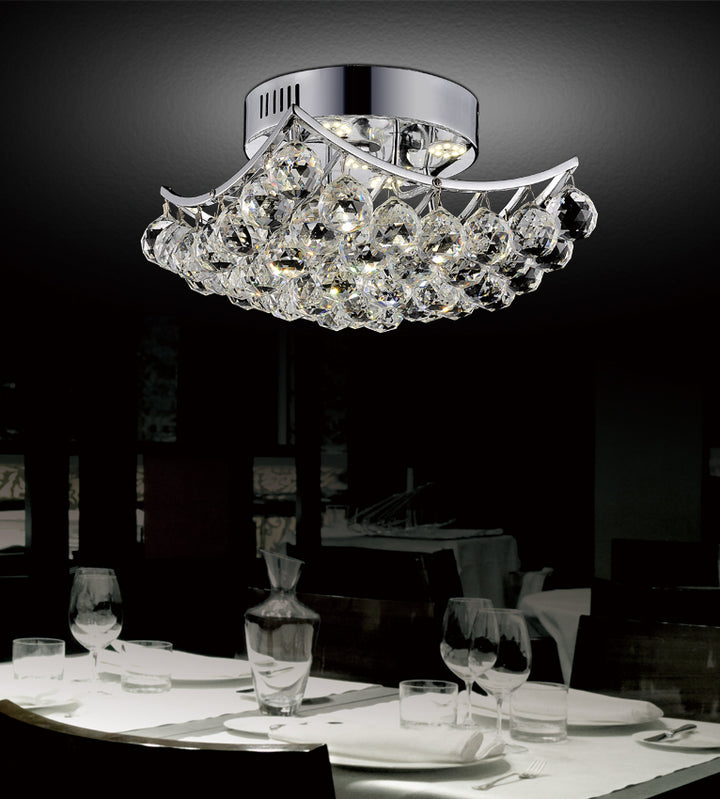 CWI LightingQueenFour Light Flush Mount
