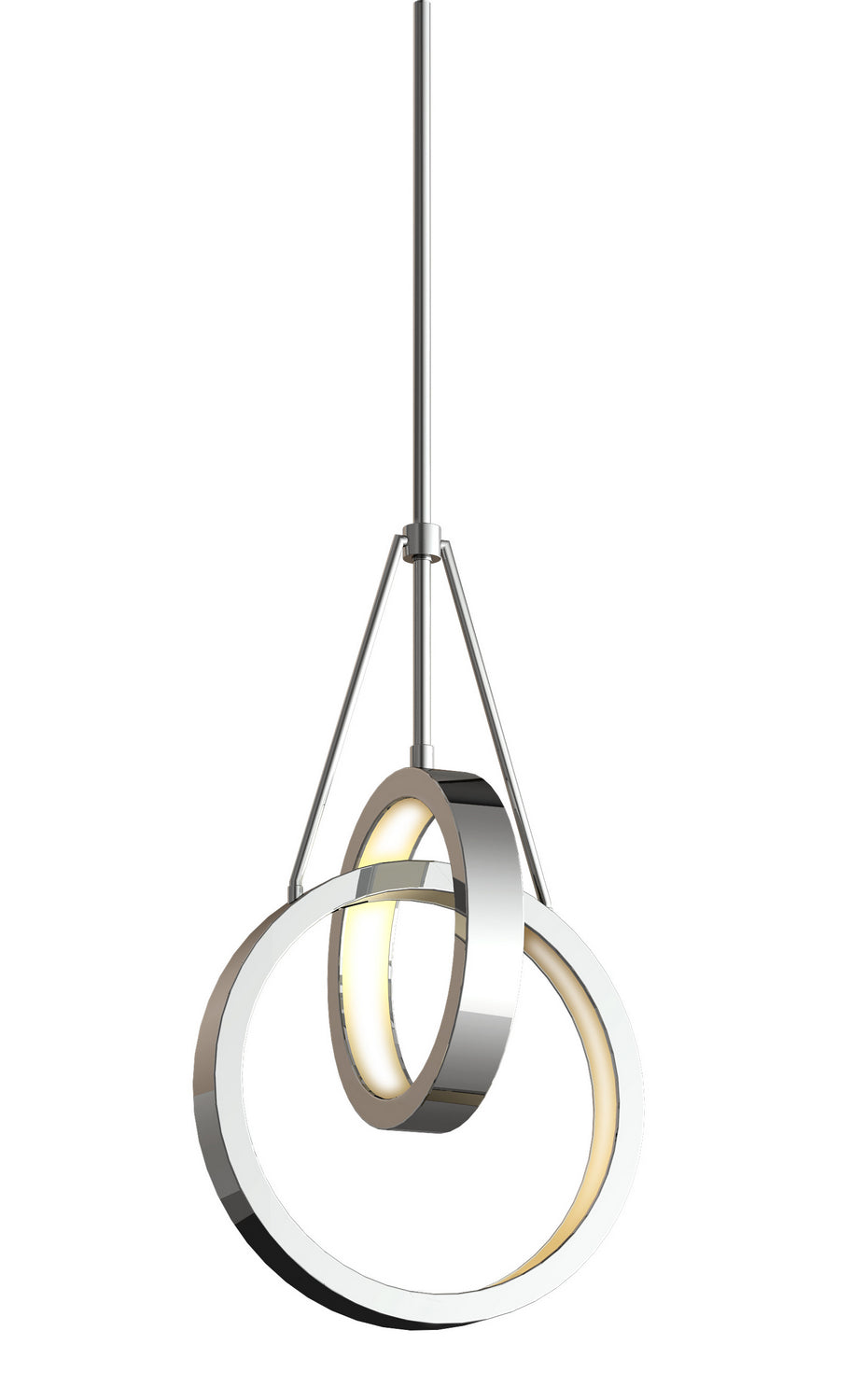 Anillo LED Pendant in Chrome