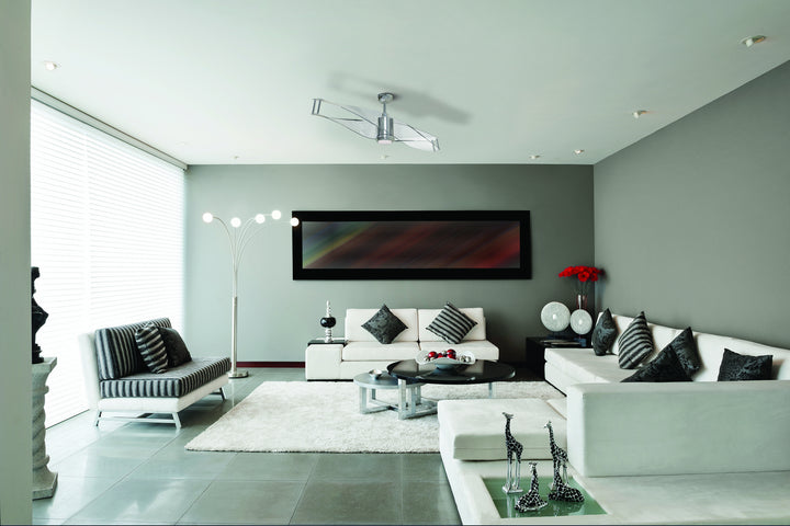 Craftmade Illusion 56" DC Ceiling Fan with Remote plus Wall Control in Polished Nickel